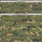 Maillot de service vert authentique camouflage violet-néon de baseball pour saluer la coutume Maillot de service vert authentique camouflage violet-néon de baseball pour saluer la coutume