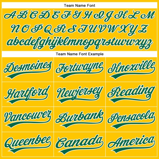 Maillot de baseball Kelly authentique jaune vert-blanc personnalisé Maillot de baseball Kelly authentique jaune vert-blanc personnalisé