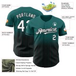 Maillot de baseball à rayures fines, blanc et noir, authentique, personnalisé Maillot de baseball à rayures fines, blanc et noir, authentique, personnalisé