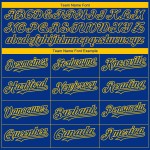 Maillot de baseball Los Angeles Edition jaune délavé authentique City Royal 3D personnalisé Maillot de baseball Los Angeles Edition jaune délavé authentique City Royal 3D personnalisé