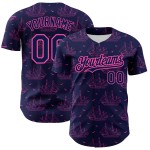 Avec un design personnalisé bleu marine authentique Seagulls rose Jersey 3D motif de navire frégate Baseball Avec un design personnalisé bleu marine authentique Seagulls rose Jersey 3D motif de navire frégate Baseball