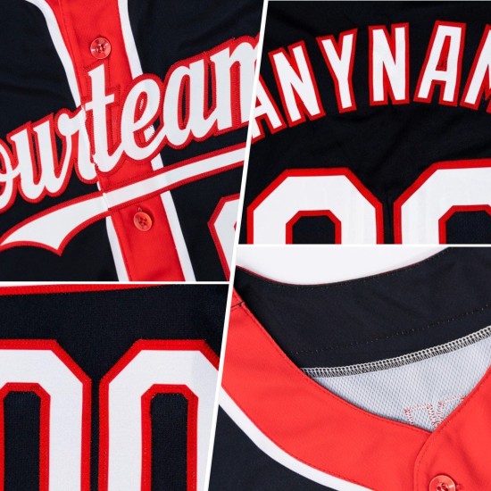 Maillot de baseball authentique Kelly noir, 3 couleurs, vert et rouge Maillot de baseball authentique Kelly noir, 3 couleurs, vert et rouge